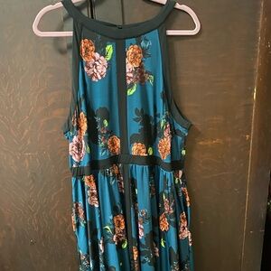Torrid size 2 floral halter dress